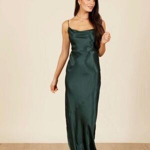 Park & Fifth Hunter Green Belmont Dress